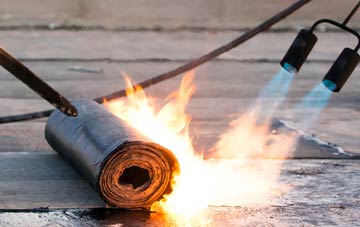 Old Shirley asphalt flat roofing repairs